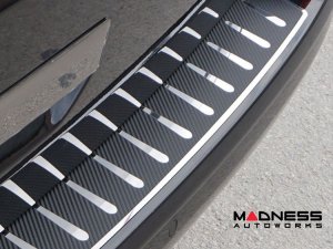 Volkswagen ID. Buzz Rear Bumper Sill Cover - Carbon Fiber Look